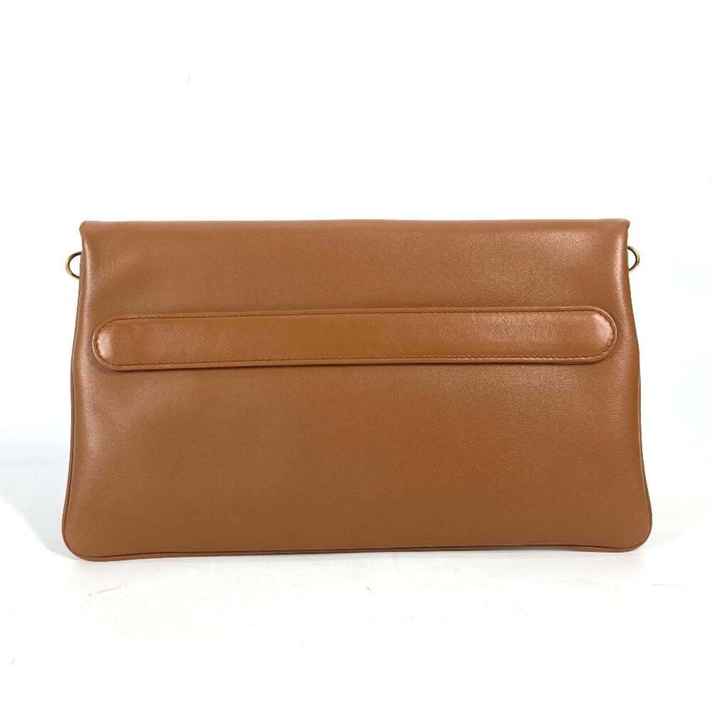 CHRISTIAN DIOR Brown Leather Shoulder Bag - Picture 2 of 14